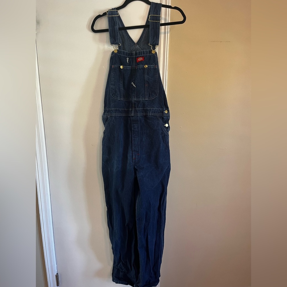 Unisex Dickie’s Denim Overalls Small / Medium 32x30